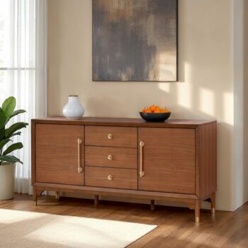 Hepburne Walnut Server – Mid-Century Storage | Mobilia Cleopatra