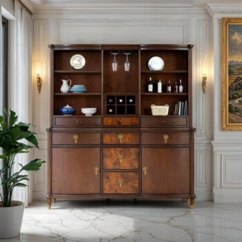Westerham Hutch & Buffet FM34001CH-HB-SET — Transitional Dark Cherry By Furniture of America