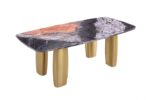 Northolt 5 Pc Dining Table Set – Contemporary Sintered Stone Dining Room Furniture