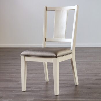 Hinwitz Transitional Dining Chairs – White Oak & Dark Gray (2 Pack)