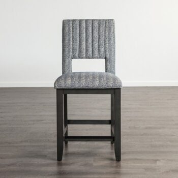 Potton Counter Height Chair – Transitional Blue Gray (Set of 2)