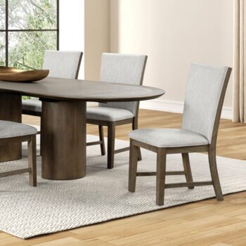 Clements Dining Table FM3411AK-OT-TABLE – Modern Farmhouse Oak Extendable Table