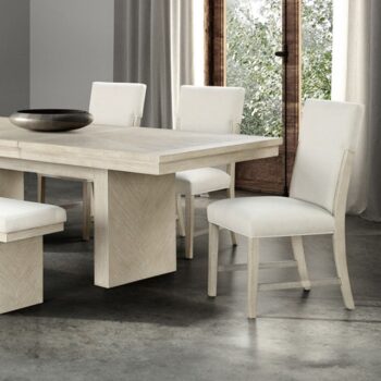 Hagerman Dining Table FM3410NT-T-TABLE – Natural Modern Farmhouse Extendable Table