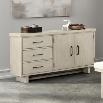 Hagerman Sideboard FM3410NT-SV – Natural Modern Farmhouse Storage Server