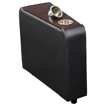 Toohey Home Theater Wedge Console Black