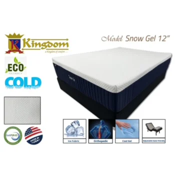Snow Gel 12” Soft Mattress By Kingdom Mattress