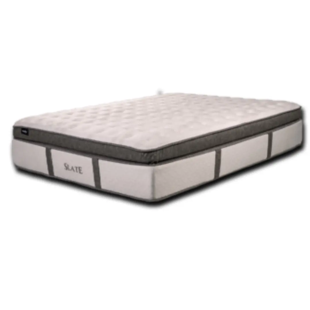Slate Plush Mattress Firm By Kingdom Mattress | Mobilia Cleopatra 3 Slate Plush Mattress Firm By Kingdom Mattress - Image 1