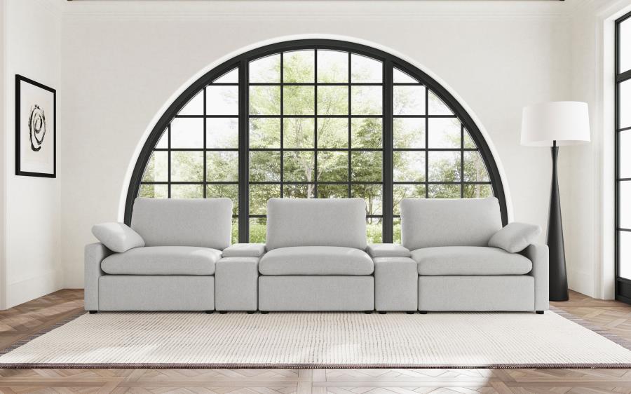 Collins 5-Piece Power Reclining Home Theater Seating By Coaster Furniture | Mobilia Cleopatra 3 Collins 5-piece Power Reclining Home Theater Seating by Coaster Furniture