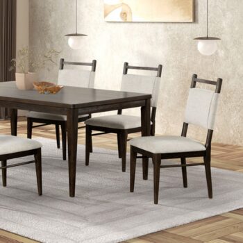 Woolwich Modern Dark Walnut Dining Table – Acacia Veneer by Furniture of America