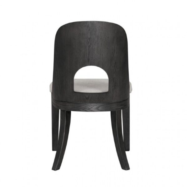 Sterling West Side Chair (Set of 2) – Ash Gray Modern Dining Chairs with Curved Back