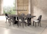 Sterling West Side Chair (Set of 2) – Ash Gray Modern Dining Chairs with Curved Back