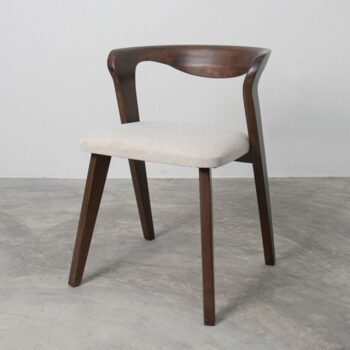 Logstor Mid-Century Modern Walnut Side Chairs (Set of 2) – FM30002WN-SC-2PK