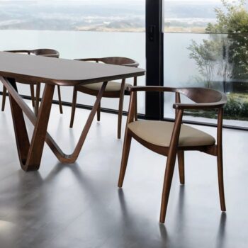 Nordby Dining Table FM30001WN-T – Mid-Century Modern Walnut Dining Table