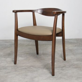 Nordby Mid-Century Modern Walnut Side Chairs – Set of 2