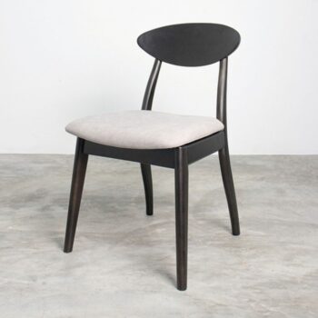 Sargans Side Chair (2/CTN) FM30006BK-SC-2PK – Mid-Century Modern Solid Wood Chairs in Black Wenge