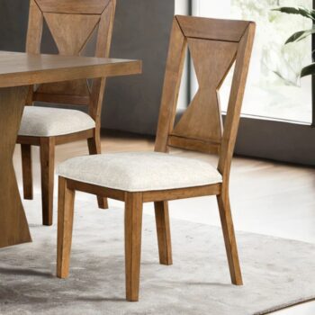 Johannes Side Chair FM3428AK-SC-2PK – Rustic Farmhouse Oak Dining Chairs