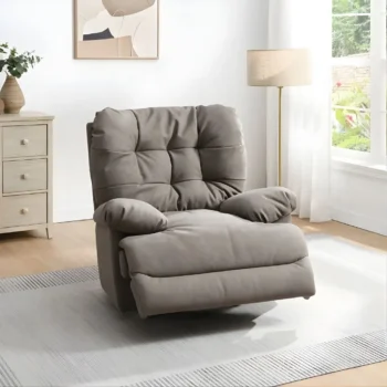 Firas Power Motion Recliner in Camel Leather Aire LV02609 By ACME