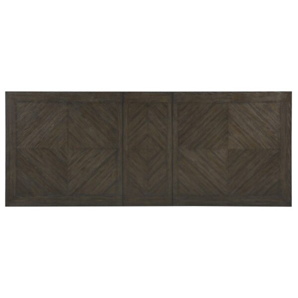 Sarasota Dining Table in Driftwood Brown Finish