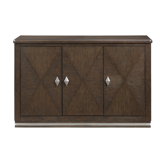 Clara Server In Brown Finish By Homelegence | Mobilia Cleopatra 3 Clara Server in Brown Finish By Homelegence - Image 1