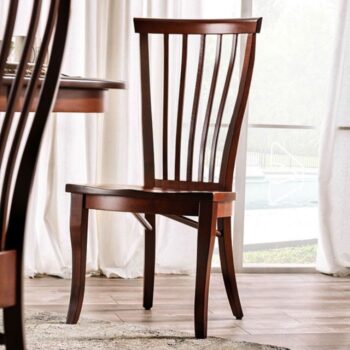Gresham Side Chair Transitional Cherry Set of 2 by Furniture of America