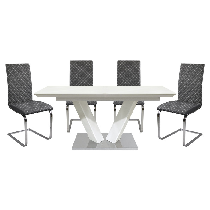 Yannis Mid Century Modern Dining Room Furniture Set By Homelegance | Mobilia Cleopatra 3 Mid Century Modern Dining Room Furniture Set