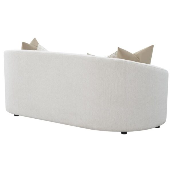 Rainn Upholstered Tight Back Sofa Latte 509171 by Coaster Furniture - Image 6
