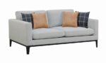Light Gray Mid Century Sofa