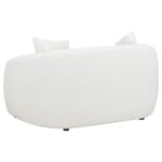 Isabella Upholstered Tight Back Loveseat White 509872 by Coaster Furniture - Image 6