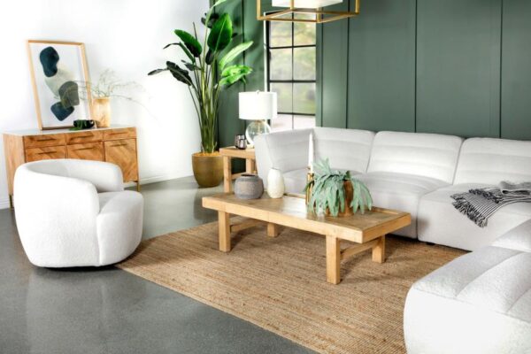Upholstered Swivel Chair Natural 905726 by Coaster Furniture - Image 10