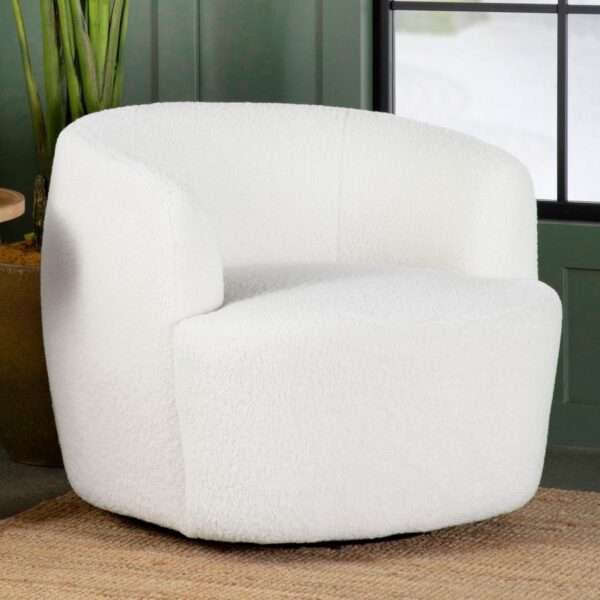 Upholstered Swivel Chair Natural 905726 by Coaster Furniture - Image 15