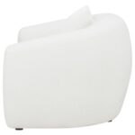 Isabella Upholstered Tight Back Chair White 509873 by Coaster Furniture - Image 5