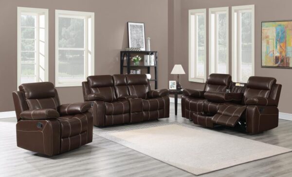 Greer Upholstered Tufted Back Glider Loveseat 651355 by Coaster Furniture - Image 10
