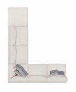 Serene Beige Corner Chair By Coaster Furniture - Image 5