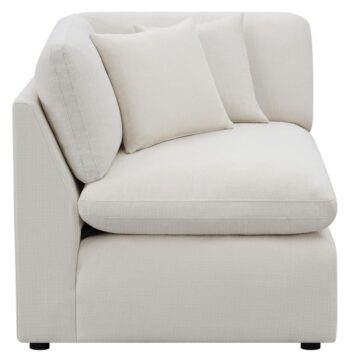 Hobson Cushion Back Corner Off-White 551452 by Coaster Furniture
