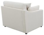 Hobson Sloped Track Arms LAF Chair Off-White 551454LAF by Coaster Furniture - Image 3