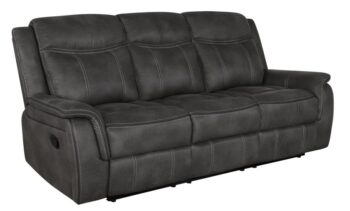Lawrence Upholstered Tufted Back Motion Sofa 603504 by Coaster Furniture