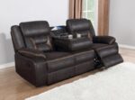 Greer Upholstered Tufted Back Motion Sofa 651354 by Coaster Furniture - Image 3
