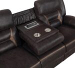 Greer Upholstered Tufted Back Motion Sofa 651354 by Coaster Furniture - Image 4