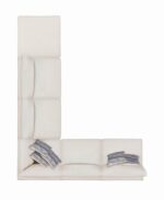 Serene upholstered rectangular ottoman beige 551323 by coaster furniture - Image 4