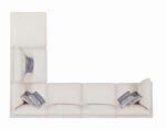 Serene upholstered rectangular ottoman beige 551323 by coaster furniture - Image 5