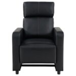 Toohey Home Theater Push Back Recliner Black 600181 by Coaster Furniture - Image 2