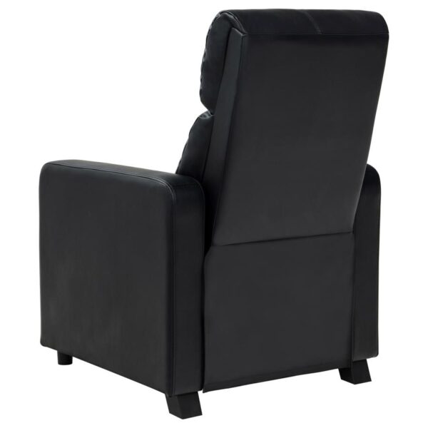 Toohey Home Theater Push Back Recliner Black 600181 by Coaster Furniture - Image 5