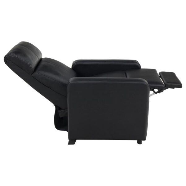 Toohey Home Theater Push Back Recliner Black 600181 by Coaster Furniture - Image 8