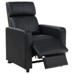 Toohey Home Theater Push Back Recliner Black 600181 by Coaster Furniture - Image 9