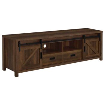 Madra Rectangular TV Console with 2 Sliding Doors 736273 by Coaster Furniture