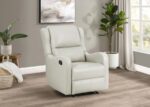 Kelsey Upholstered English Arm Recliner Chair Ivory by Coaster Furniture - Image 3