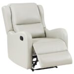 Kelsey Upholstered English Arm Recliner Chair Ivory by Coaster Furniture - Image 4