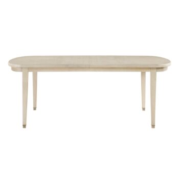 Extendable Dining Table in Light Oak Finish