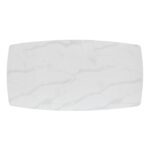 Benito Marble Glass Top Dining Table in Black Finish By Homelegance - Image 2