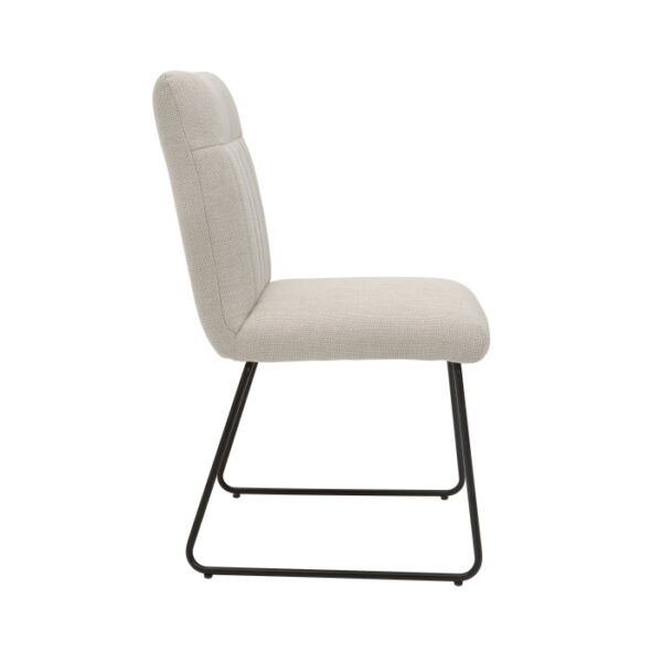 Benito Beige Upholstery Side Dining Chair Set of 2 By Homelegance - Image 2